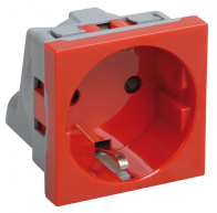 Электрическая розетка IEK (ИЭК) Праймер CKK-40D-RSZK2-K04-K Красный