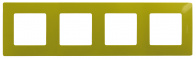 Рамка Legrand Etika 672544 Зеленый папоротник (4 поста)
