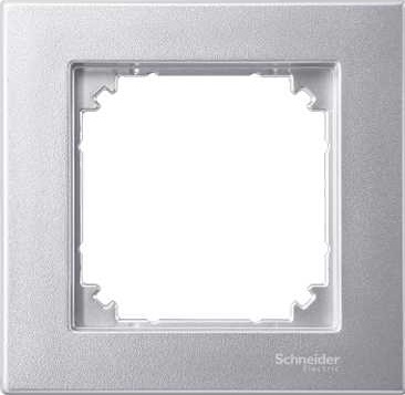 Рамка Schneider Electric Merten System M MTN486160 Алюминий (1 пост)