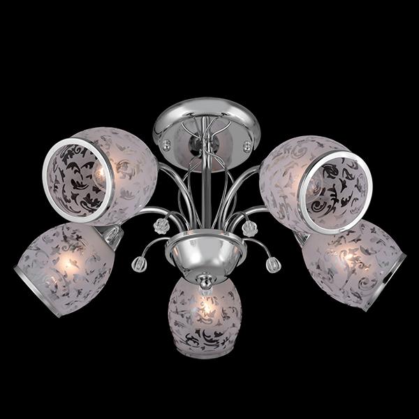 

Потолочная люстра Eurosvet 30026 30026/5 хром, 30026 30026/5 хром