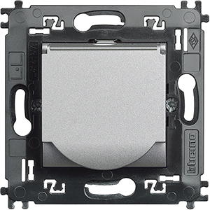 

Электрическая розетка Bticino LivingLight NT4141MAP Алюминий, LivingLight NT4141MAP Алюминий