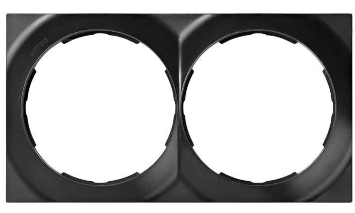 

Рамка Simon 88 88622-38 Графит (2 поста), 88 88622-38 Графит (2 поста)