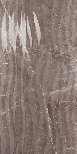 Плитка Love Ceramic Tiles Marble Curl Tortora Shine 35x70 настенная