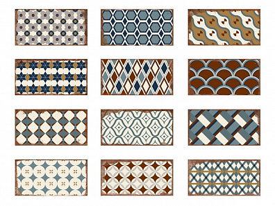 Плитка Fabresa Artisan Astur Blanco Mix 10x20 настенная