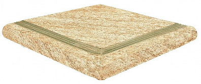 Ступень угловая Esquina Florentino Sahara 33.3x33.3 Gresmanc