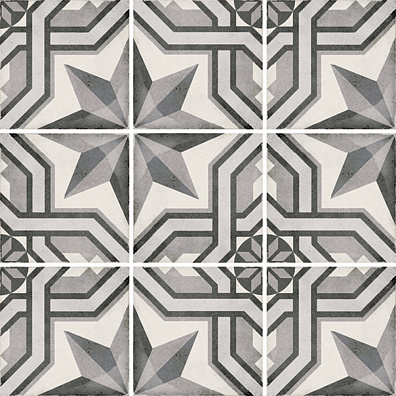 Декор 24414 Art Nouveau Cinema Grey 20x20 Equipe