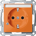 Электрическая розетка Schneider Electric Merten System M MTN2303-0302 Оранжевый