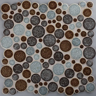 Мозаичный декор Colorker Edda Msc.Sphere Brown-Grey 30x30