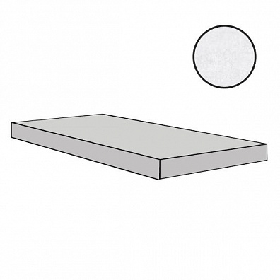Ступень Floor Gres Rawtech Raw White Angolare Gradino Nat Dx 33x120 753912