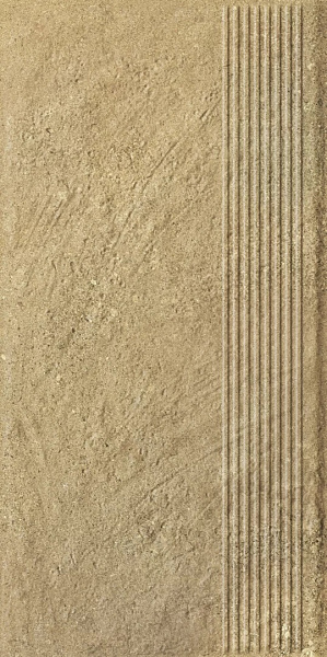 Ступень Paradyz Eremite Beige Stopnica Prosta Struktura Mat 30x60