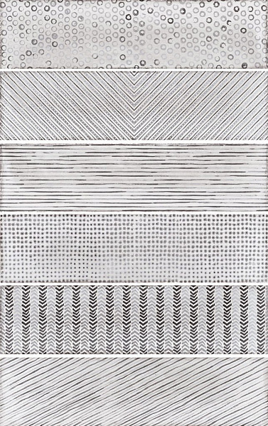 Декор 24054 Splendours Fabric Grey 7.5x30 Equipe