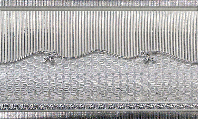 Плинтус Zocalo Verso Plata-Perla 15x25 El Molino