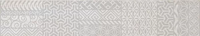 Бордюр Grasaro Linen серо-бежевый 7x40 G-140/M/f01