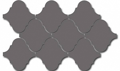 Мозаика 21929 Scale Alhambra Mosaic Dark Grey 27x43 Equipe