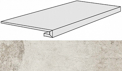 Ступень 742252 La Roche Blanc Gradino 33x120x3 Rex Ceramiche