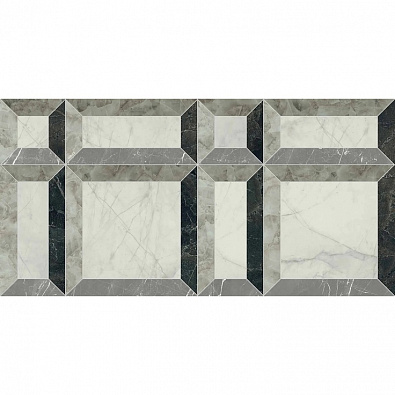 Керамогранит Versace Tarsia Frame Nero 60x120 0014088