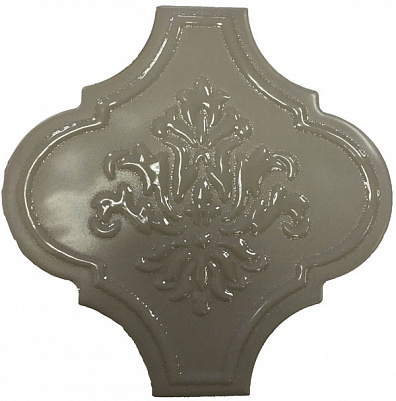 Декор Tonalite Satin Lino Arabesque Decoro Mix серо-бежевый 14.5x14.5