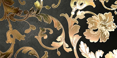 Декор Versace Emote Decoro Barocco Nero/Oro 39x78 262690