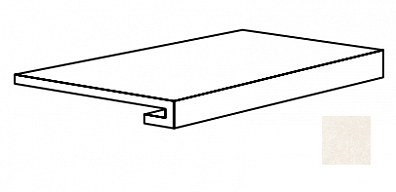 Ступень Cerdomus Jerusalem Stone Gradino Costa Retta Avorio Safe 33x60 89818