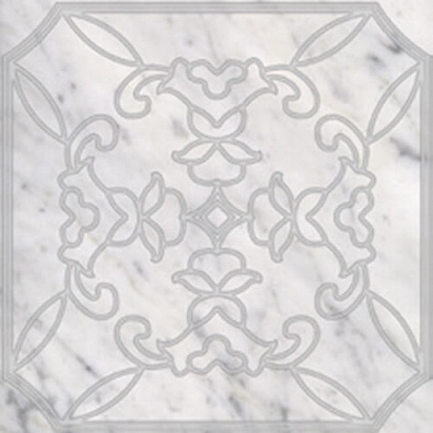 Вставка 6000608 I Marmi Tozz.Classico Bianco Carrara Argento 7x7 Vallelunga