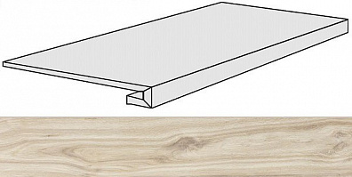Ступень 756097 Planches Amande Gradino 40x120x3 Rex Ceramiche