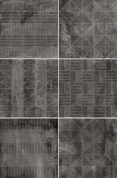 Керамогранит 23596 Urban Handmade Dark 20x20 Equipe
