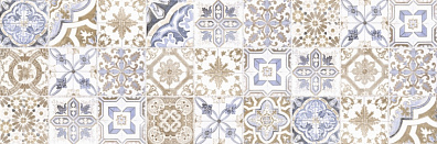 Декор Lb-Ceramics Тендер Марбл 1064-0172 Пэчворк Голубой 20x60