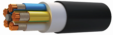 Кабель Людиновокабель ВВГнг(А)-FRLS 5x35 Круглый