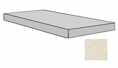 Ступень Floor Gres Buildtech 2.0 Tu White Levigato Angolare Gradino Dx 33x120 749391