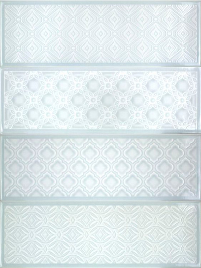 Плитка Fabresa Aria Santorini Ice 10x30 настенная