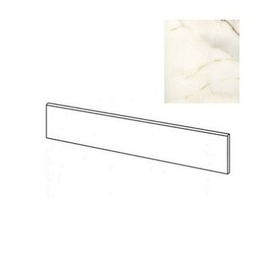 Плинтус Rex Ceramiche Les Bijoux De Rex Onyx Blanche Glossy Bs 4.6x60 767579