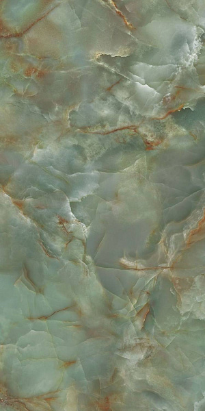 Керамогранит Fondovalle Onyx Green Crystal Polished 60x120