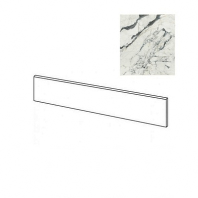 Плинтус Rex Ceramiche Les Bijoux De Rex Calacatta Altissimo Glossy Bs 4.6x60 767580