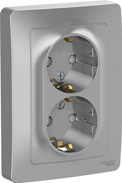 Электрическая розетка Schneider Electric Blanca BLNRS001123 Алюминий