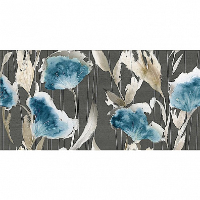 Декор Aura Grafite Floris 31.5x63 Azori