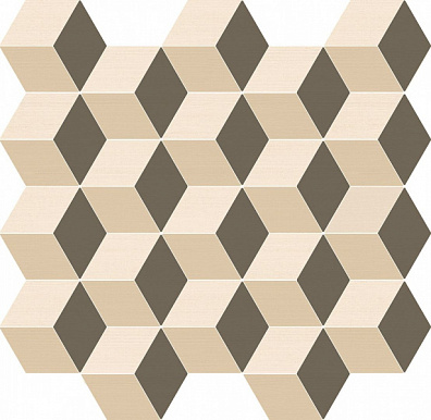 Декор Italon Element Silk Mosaico Cube Warm 30,5x33