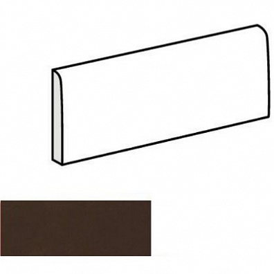 Бордюр Equipe Village Bullnose Walnut Brown 6.5x20 25689