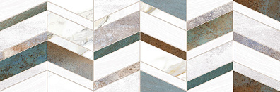 Плитка Alma Ceramica Oxide рельефная 24.6x74 TWU12OXD17R