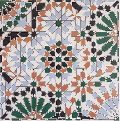 Напольная плитка Venus Ceramica Marrakech Pav. Decor 40,2x40,2