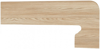 Плинтус Zanq.Kioto Nogal Derecha прав 39.5x17.5 Exagres