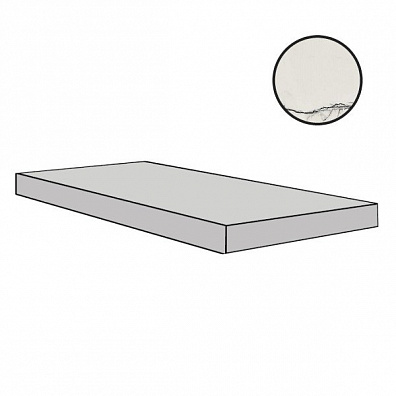 Ступень Floor Gres B and W Marble Breach Mat Gradino Dx 33x120 767434