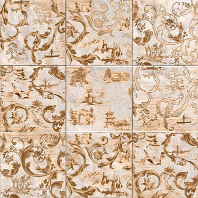 Декор Mandala Singapur Brown 20x20 Mainzu