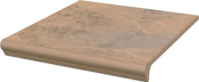 Ступень Semir Beige простая с носиком 30х33 Paradyz