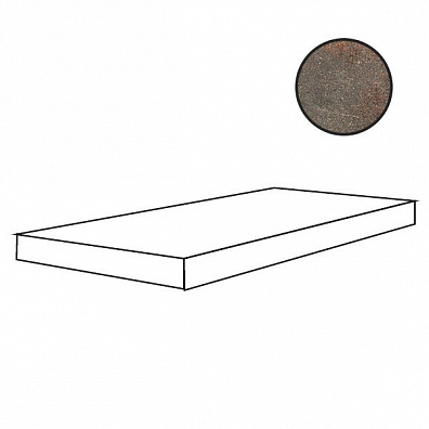 Ступень Casa Dolce Casa Urban Style Russet Mat Angolo Sx Gradino 33x120 757391