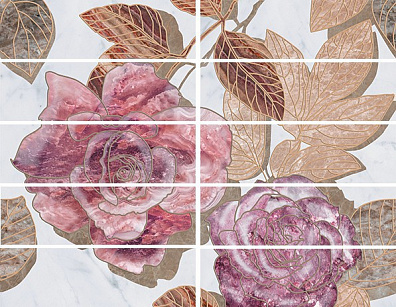 Бордюр Argos flowers 7.5x25 Ceramica Classic