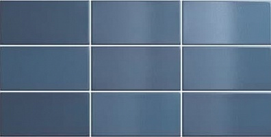 Настенная плитка Equipe Crackle Ocean Blue 7,5x15