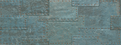 Настенная плитка Grunge Blue Flizz 44.63x119.3 Aparici