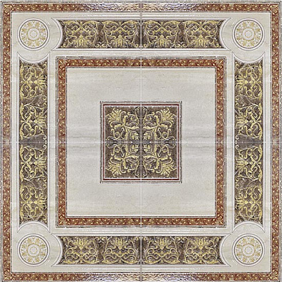 Декор Capri I Travertini Rosone Travertini Beige Lap-Ret 84x84