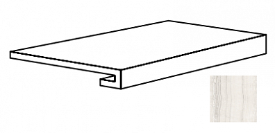 Ступень Cerdomus Skorpion Gradino Costa Retta Ivory Nat 33x120 80260