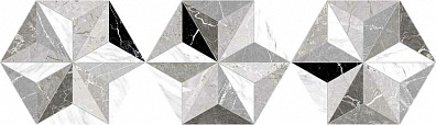 Керамогранит Oset Iris Hex Grey 20x24